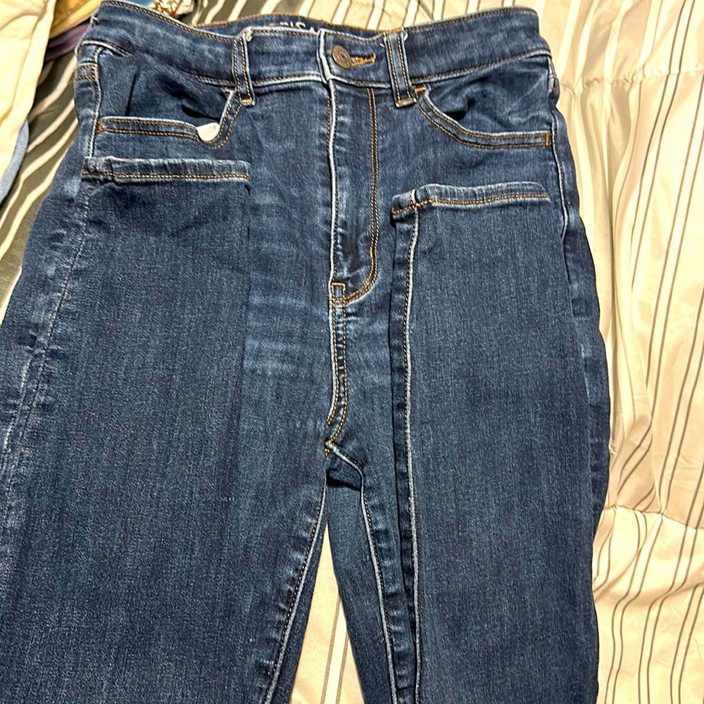 American eagle next level stretch highest rise jegging crop